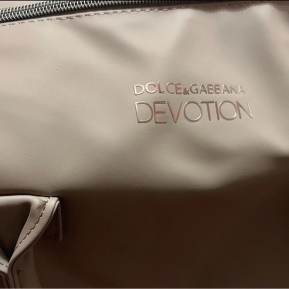 Dolce & Gabbana Devotion Weekender Duffle Travel Bag Taupe GWP - Picture 2 of 7